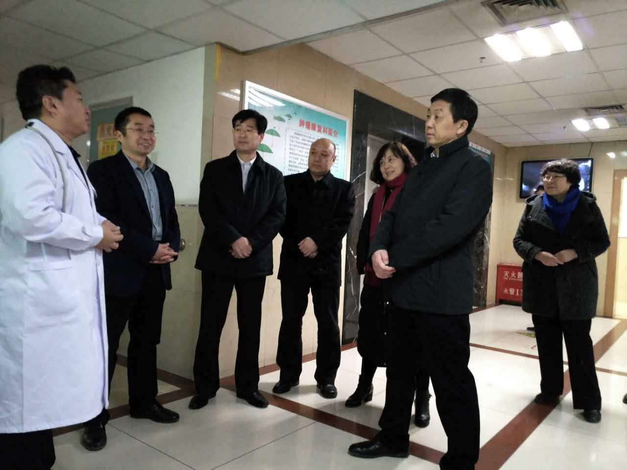 省残联党组书记、理事长朱峰节后上班第一天来我院看望慰问
