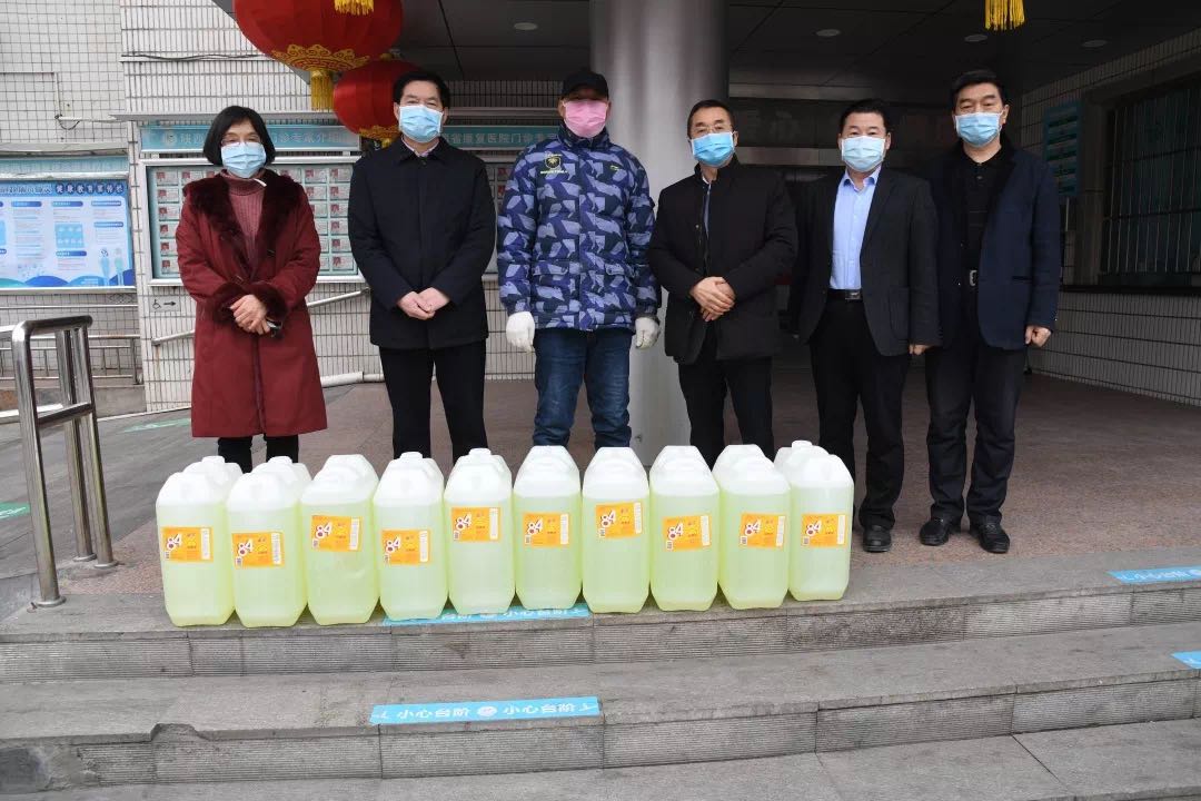 爱心企业为我院捐赠应急物资